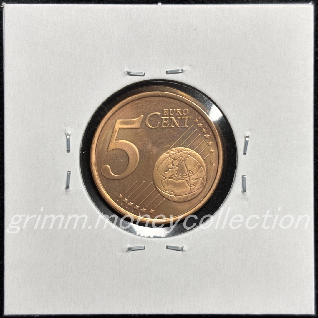 フィンランド km100 1999～ 5セント 裏