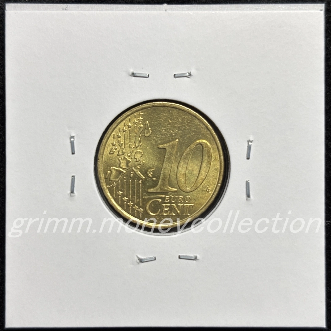 フランス km1285 1999～2006 10セント 裏