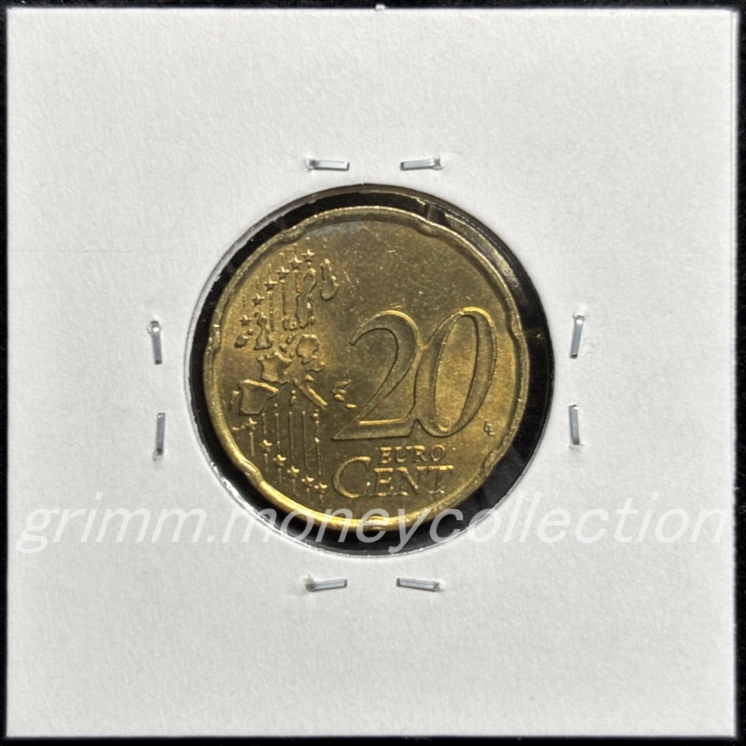 フランス km1286 1999～2006 20セント 裏