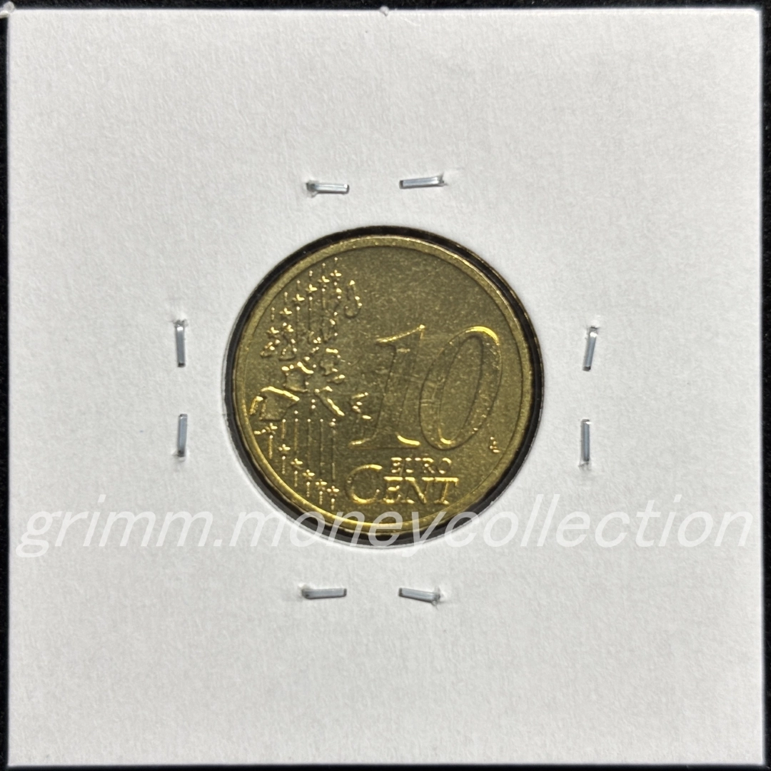 ドイツ km210 2002～2006 10セント 裏