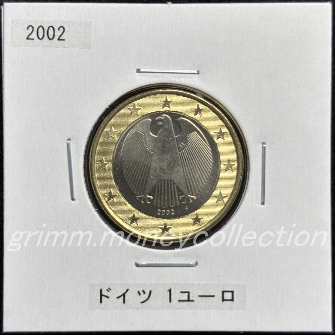 ドイツ km213 2002～2006 1ユーロ 表