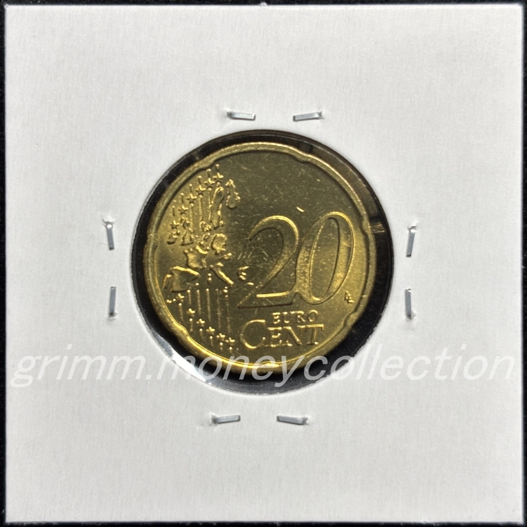 ギリシャ km185 2002～2006 20セント 裏