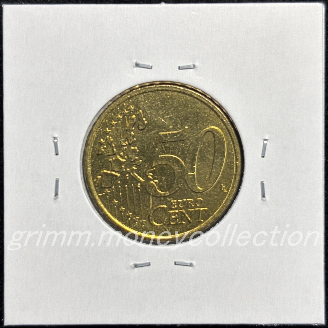 ギリシャ km186 2002～2006 50セント 裏