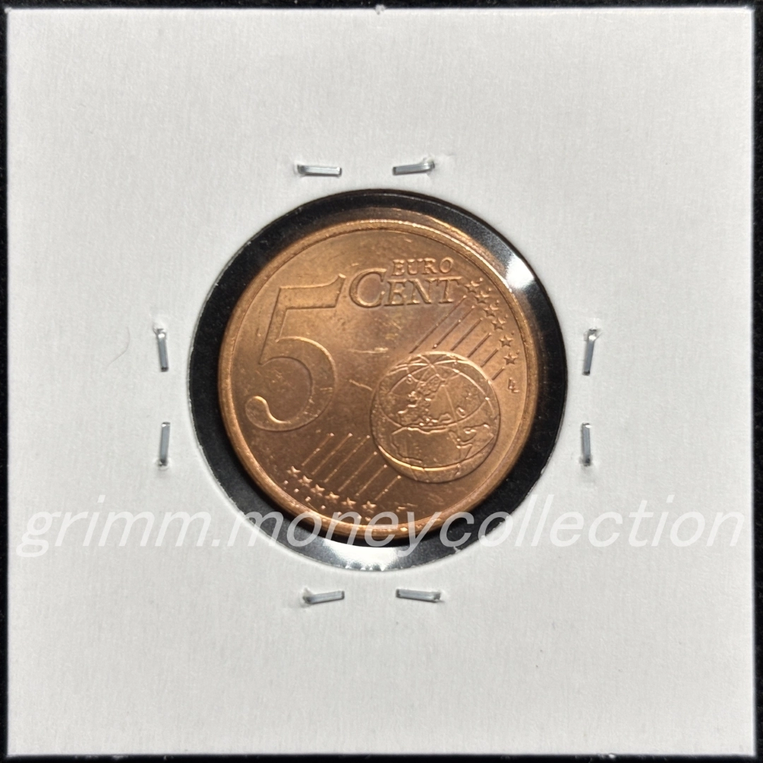 ギリシャ km183 2002～ 5セント 裏