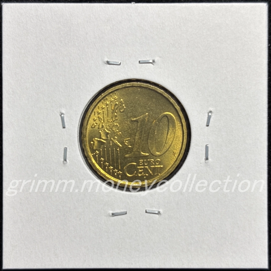 イタリア km213 2002～2007 10セント 裏