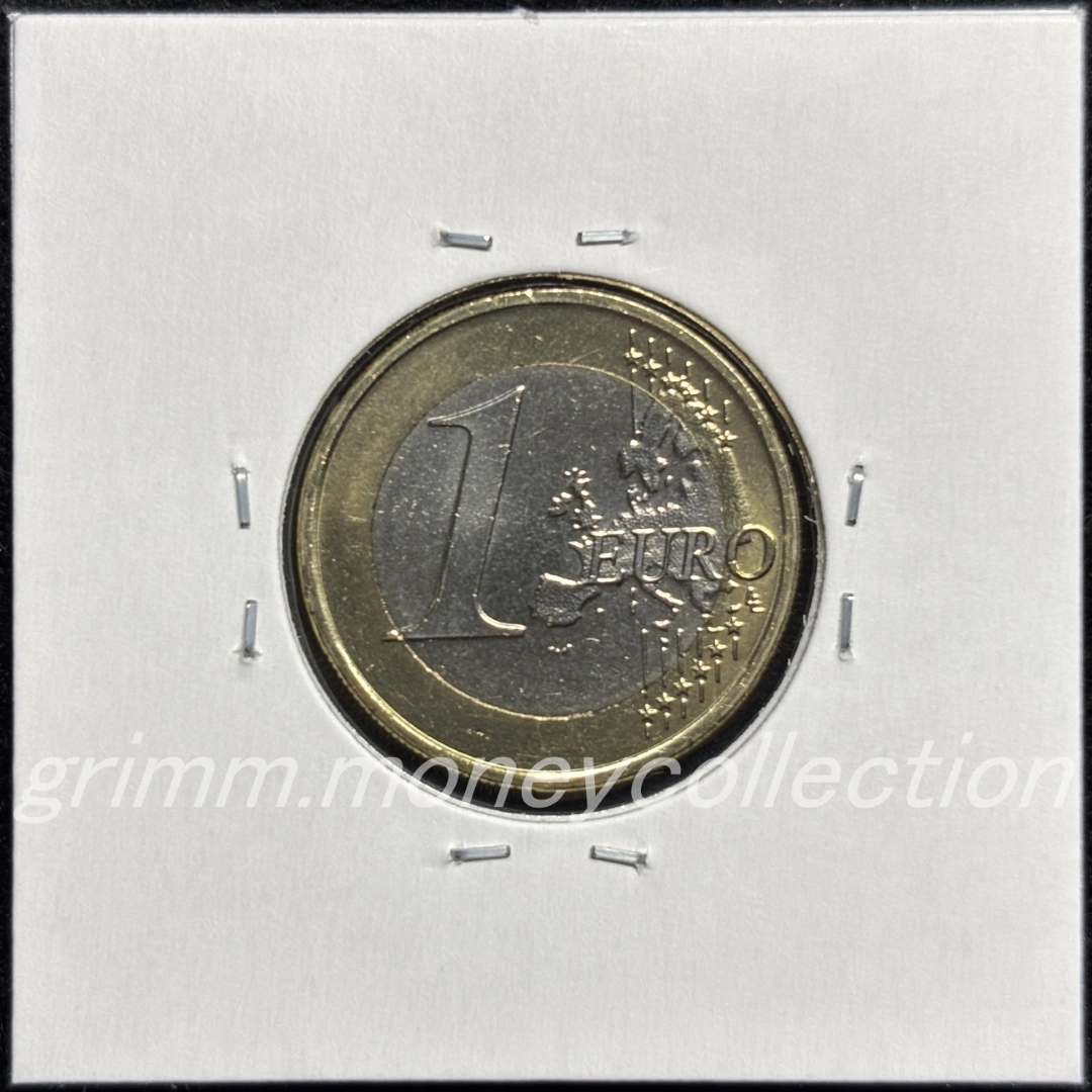 ラトビア km156 2014～ 1ユーロ 裏