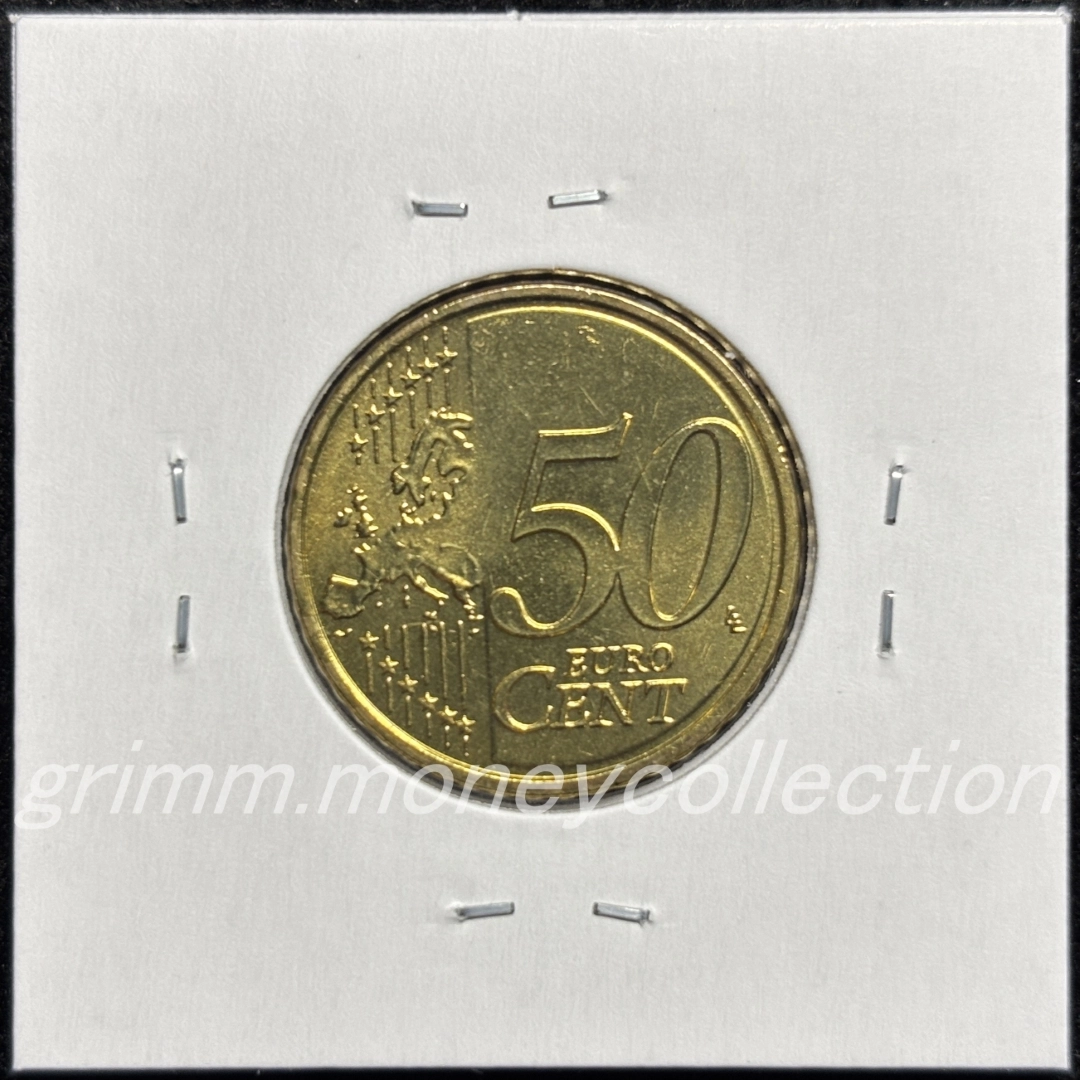 ラトビア km155 2014～ 50セント 裏