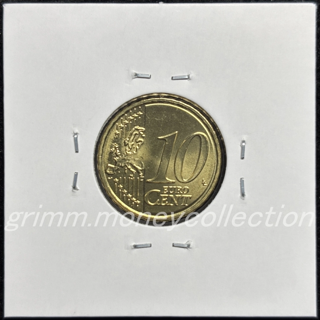 リトアニア km208 2015～ 10セント 裏