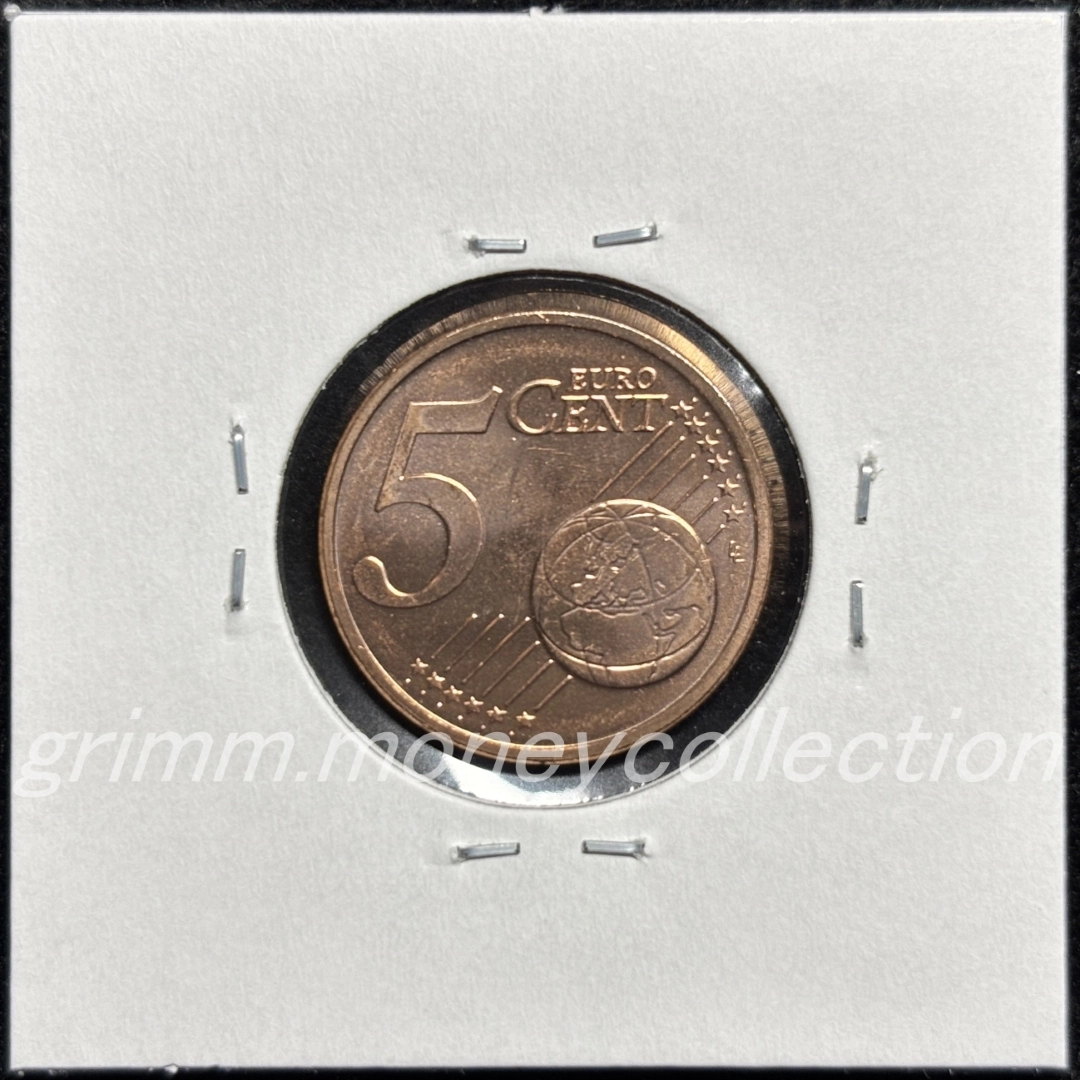 リトアニア km207 2015～ 5セント 裏