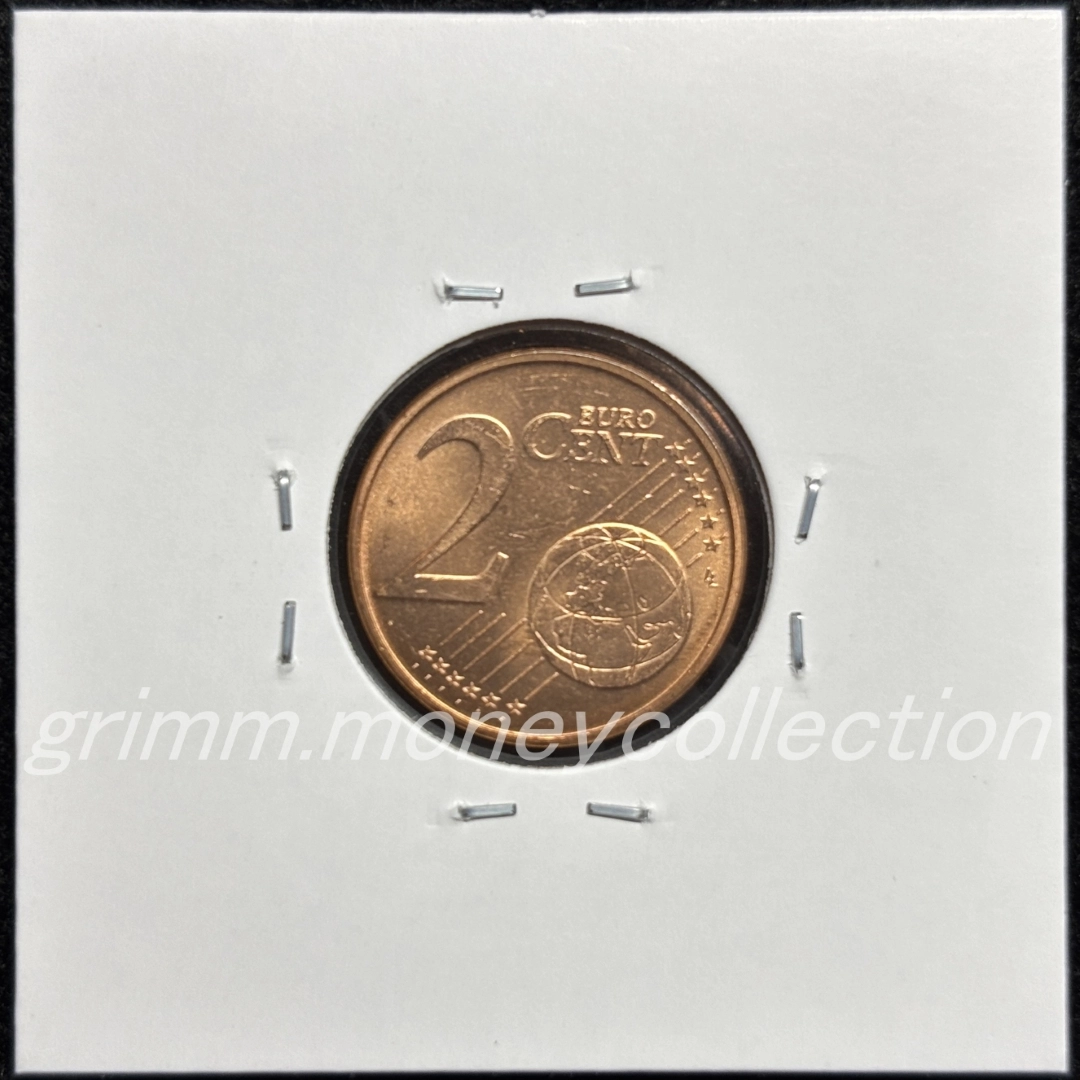 ルクセンブルク km76 2002～ 2セント 裏