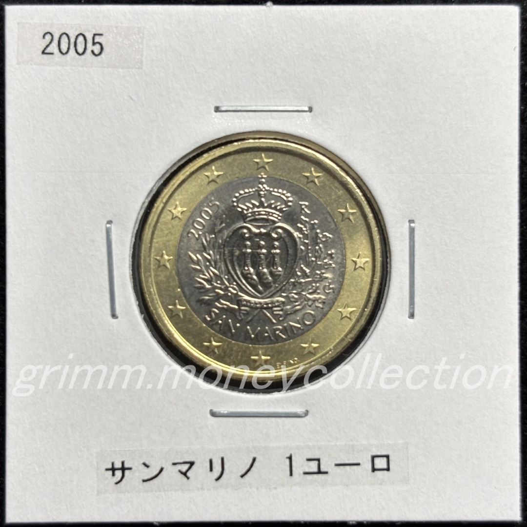 サンマリノ km446 2002～2007 1ユーロ 表