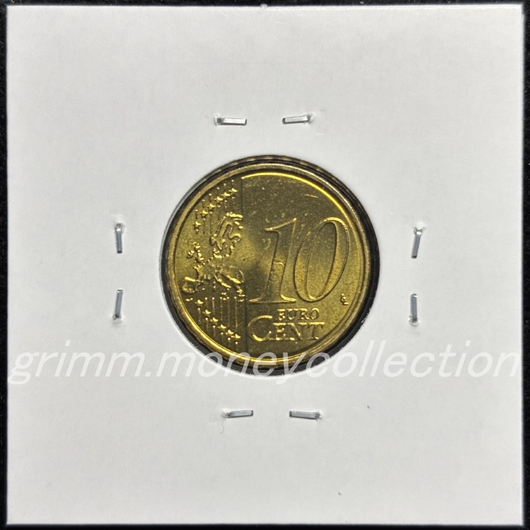 スロバキア km98 2009～ 10セント 裏