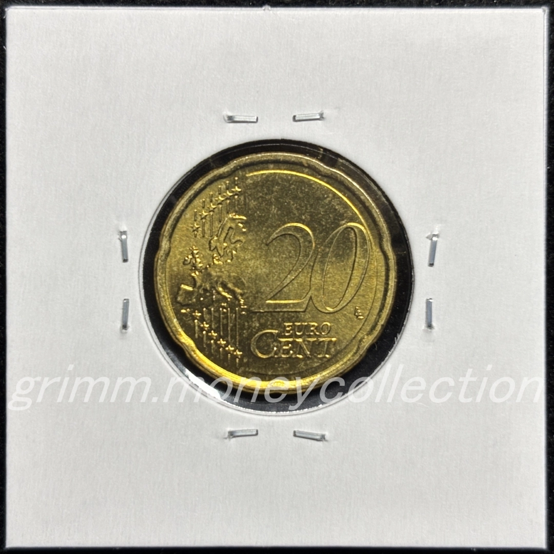 スロバキア km99 2009～ 20セント 裏