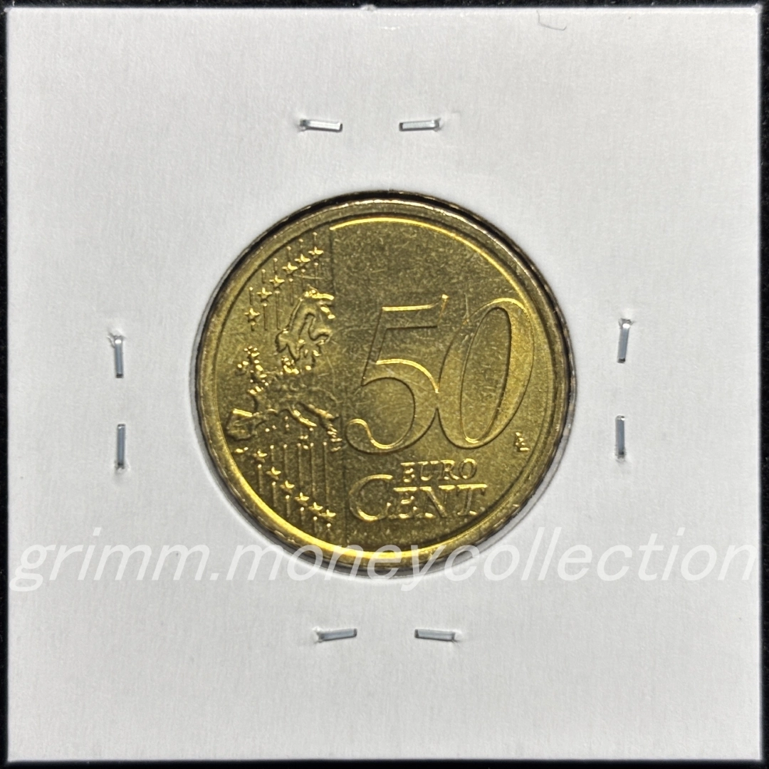 スロバキア km100 2009～ 50セント 裏