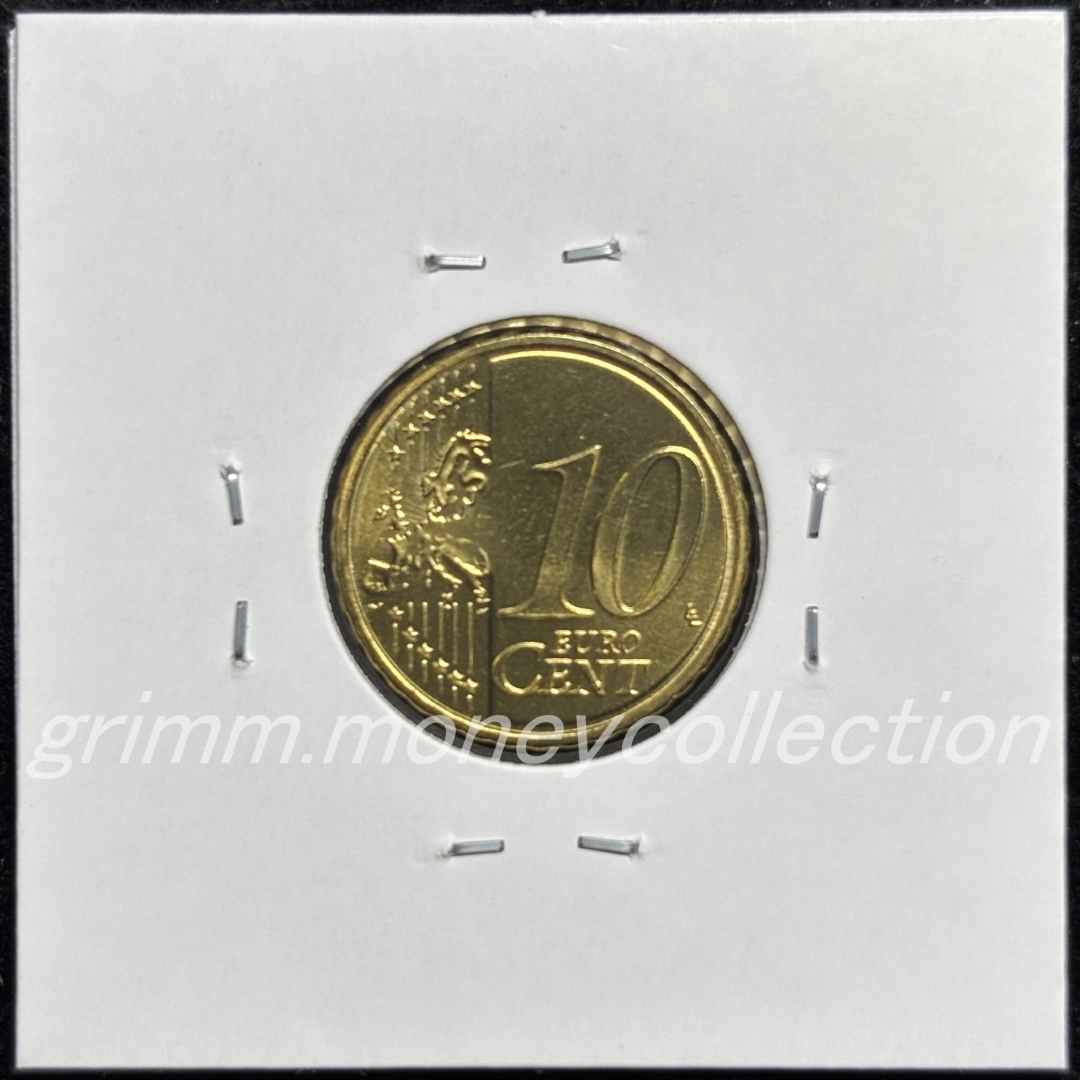 スロベニア km71 2007～ 10セント 裏