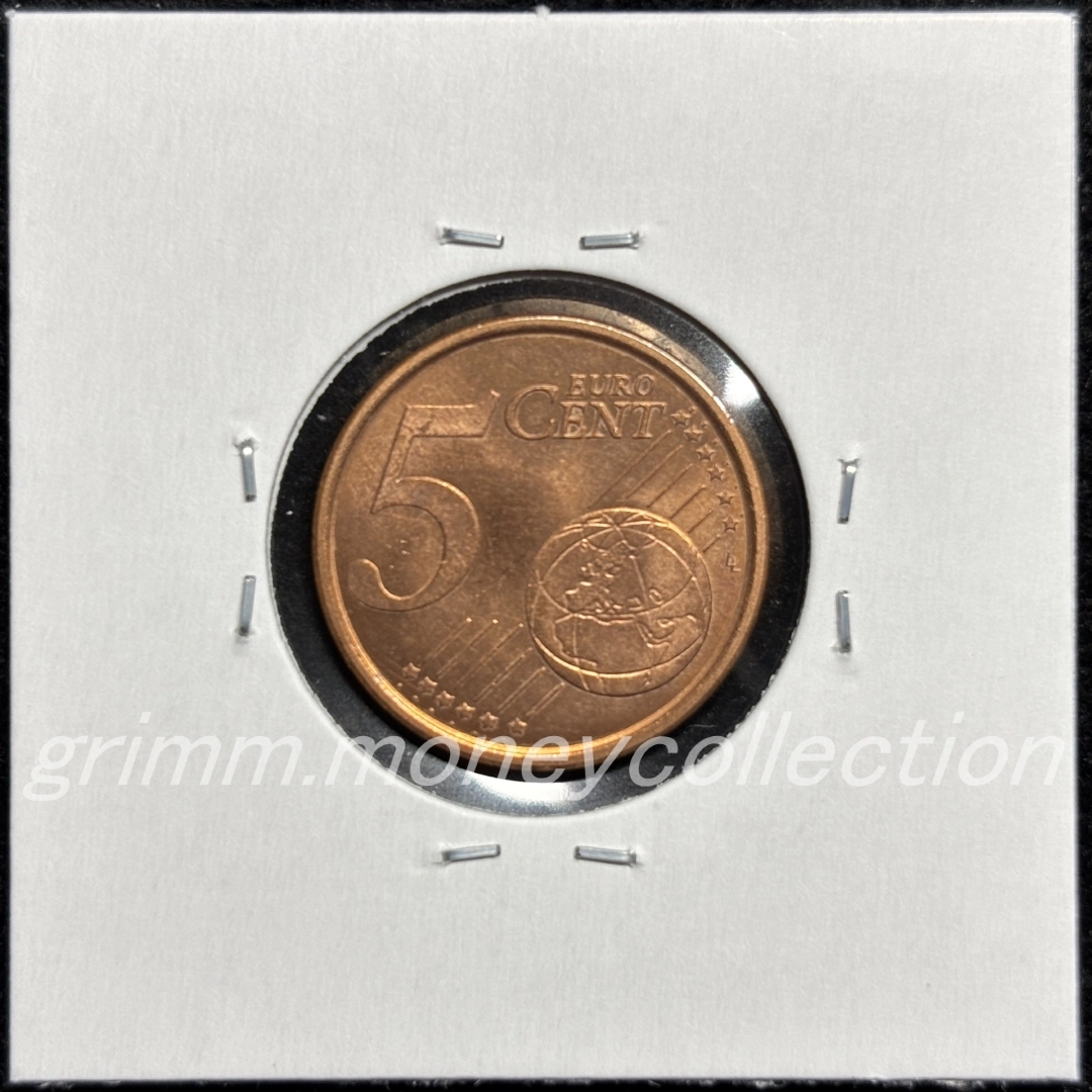 スペイン km1042 1999～2009 5セント 裏