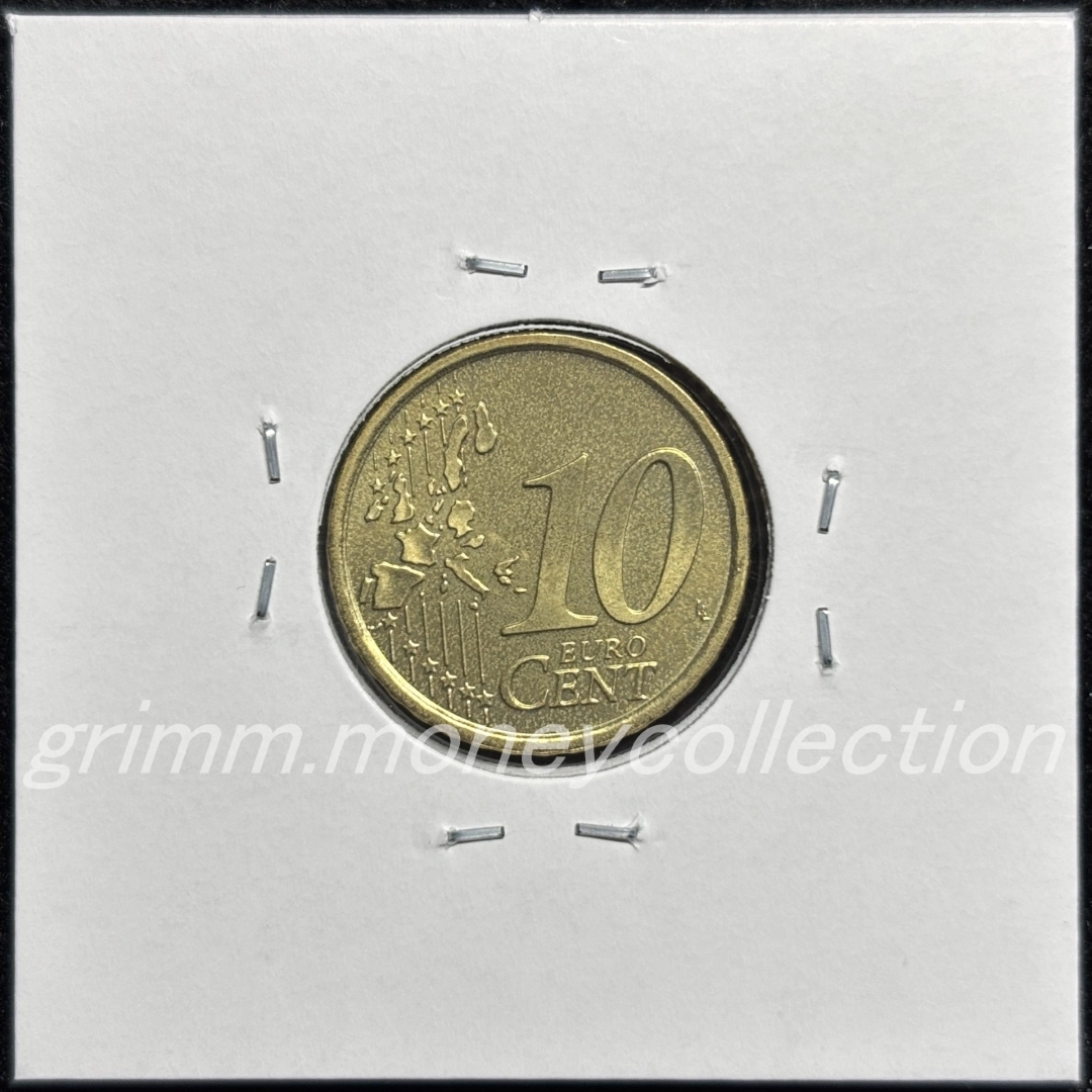 バチカン km344 2004 10セント 裏