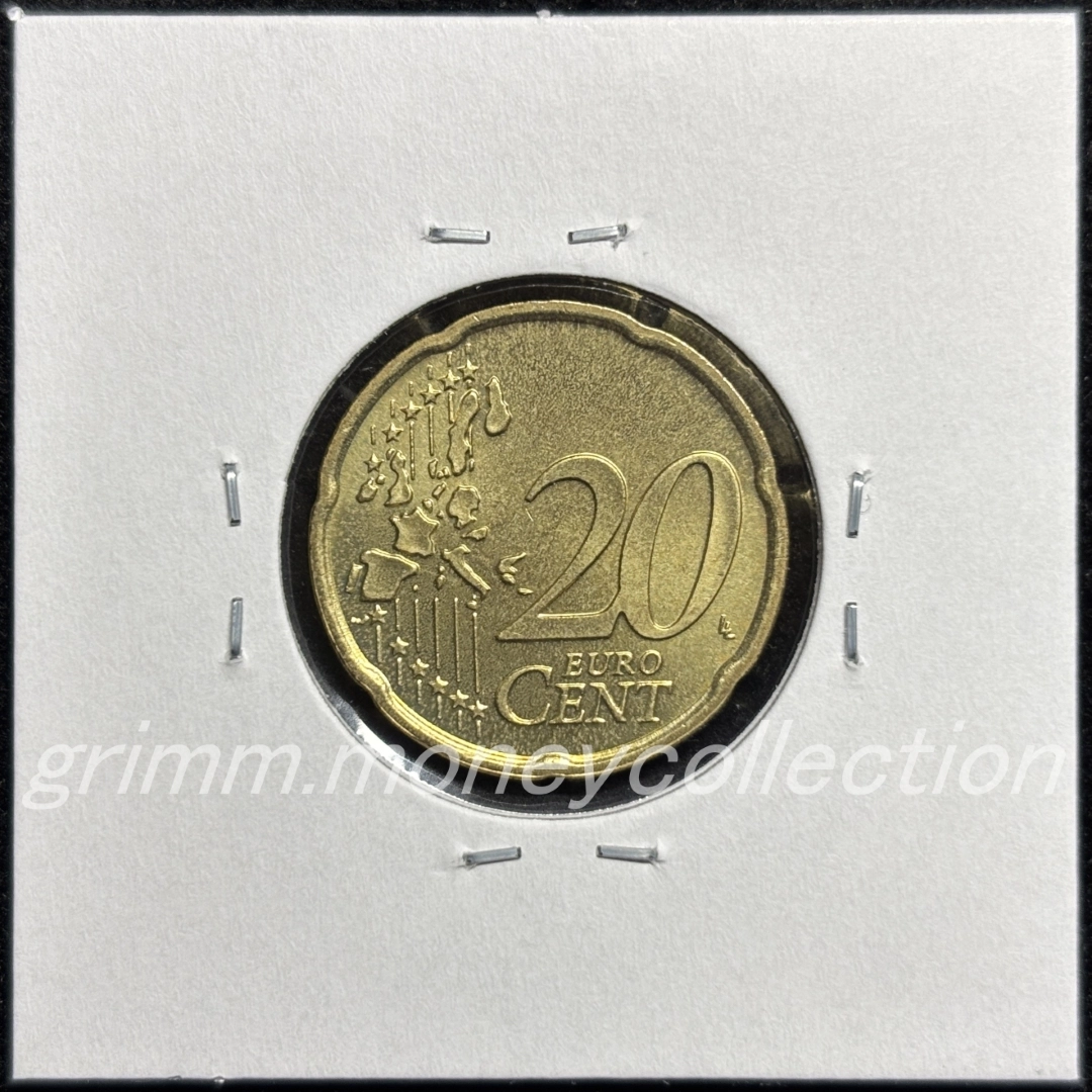 バチカン km345 2004 20セント 裏