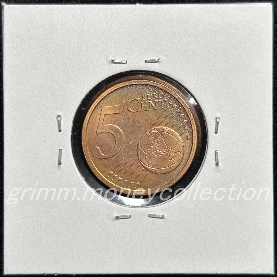 バチカン km343 2004 5セント 裏