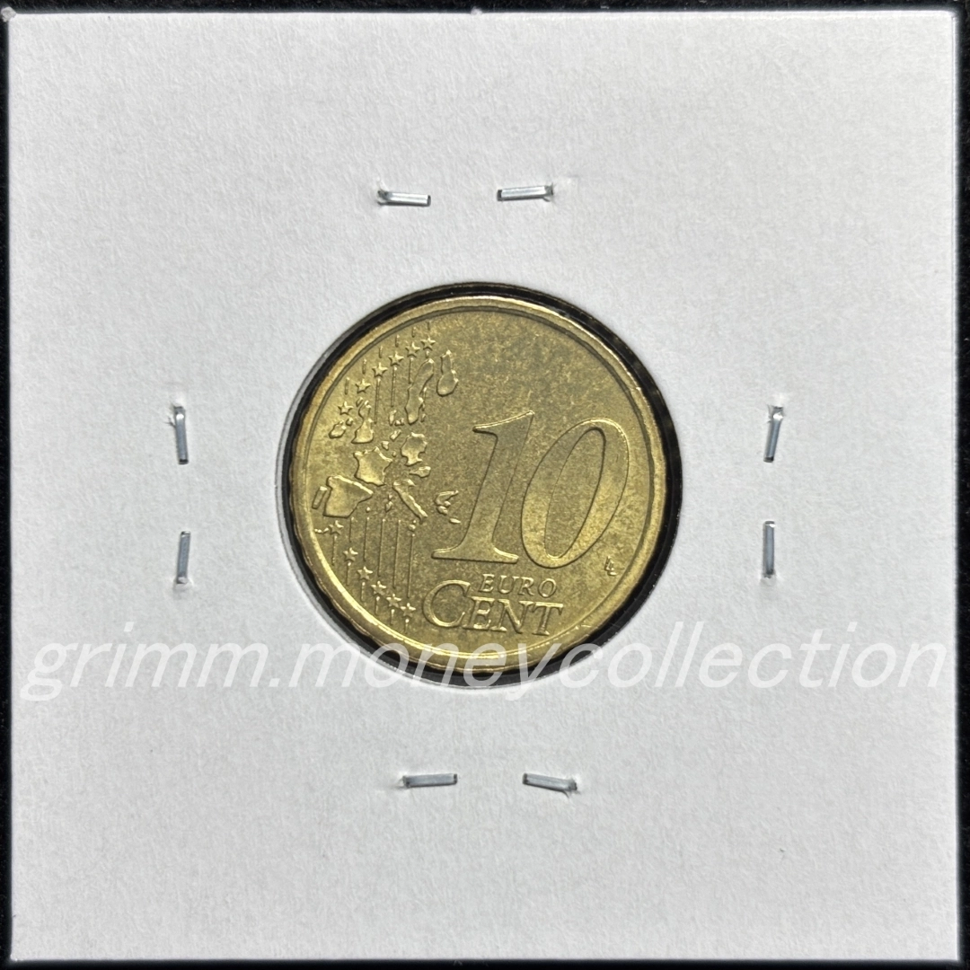 バチカン km368 2005 10セント 裏