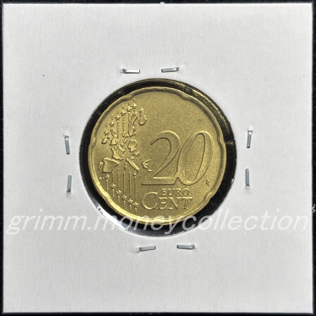 バチカン km369 2005 20セント 裏