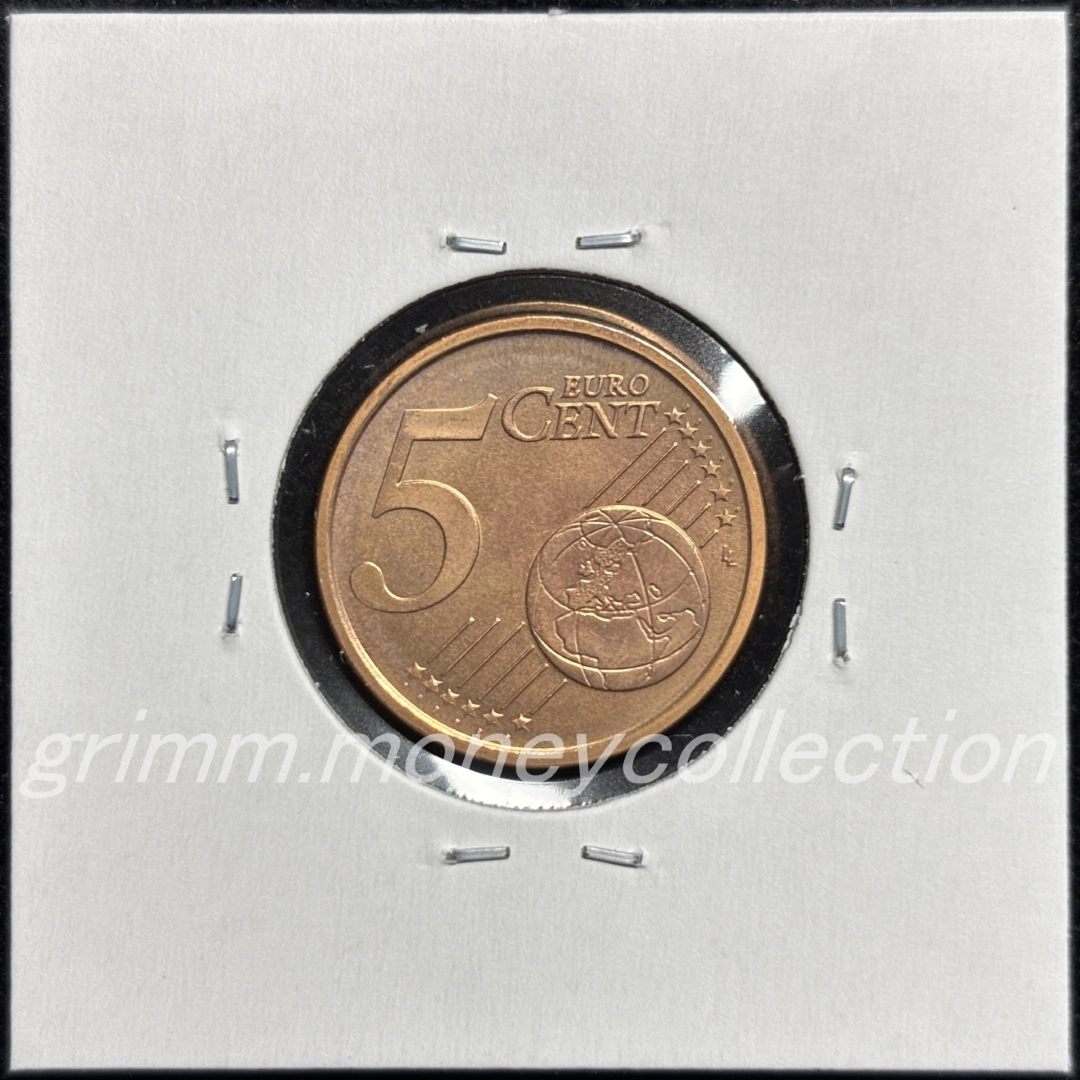 バチカン km367 2005 5セント 裏