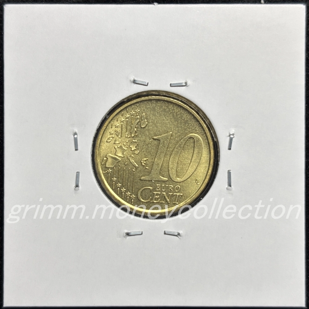 バチカン km378 2006～2007 10セント 裏