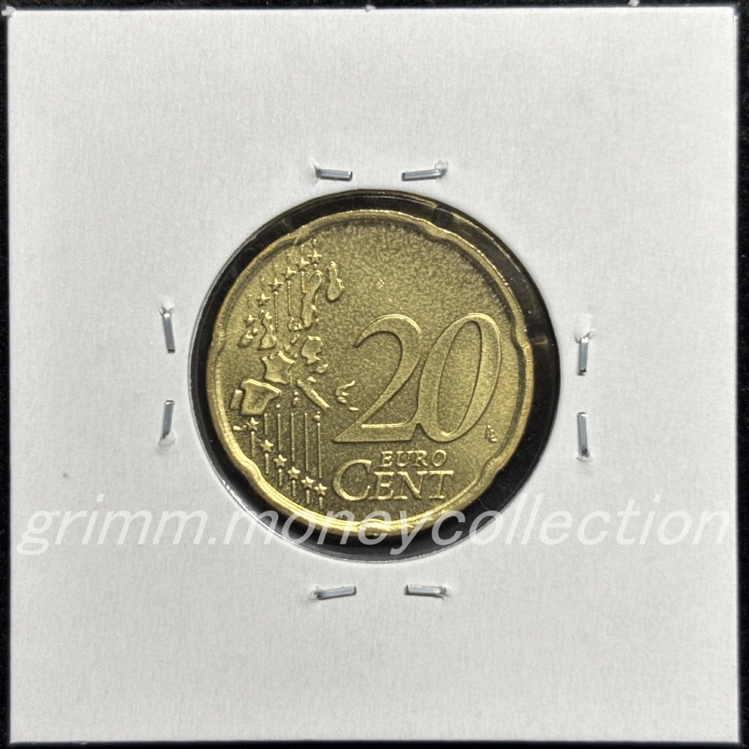 バチカン km379 2006～2007 20セント 裏