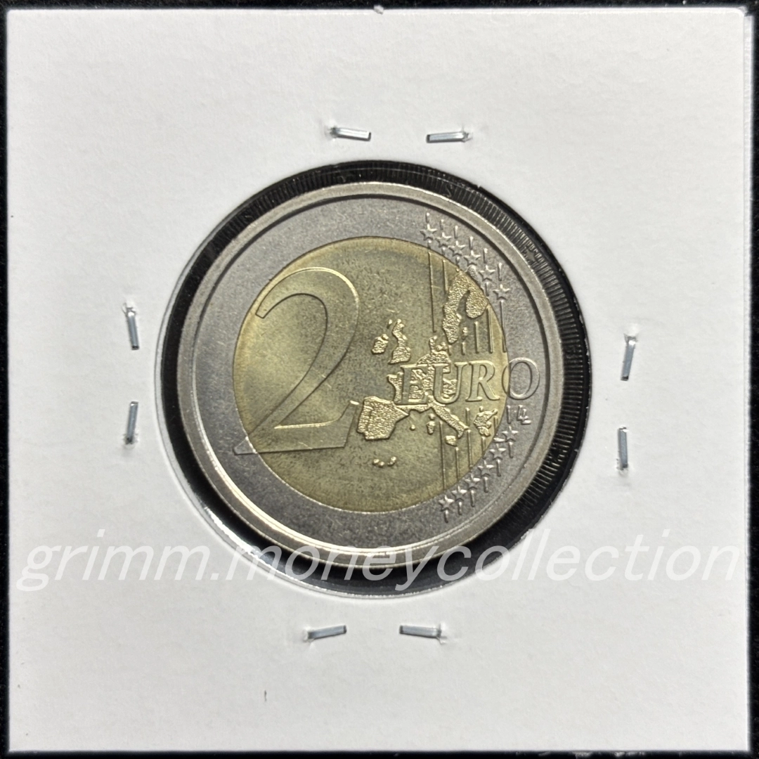 バチカン km382 2006～2007 2ユーロ 裏