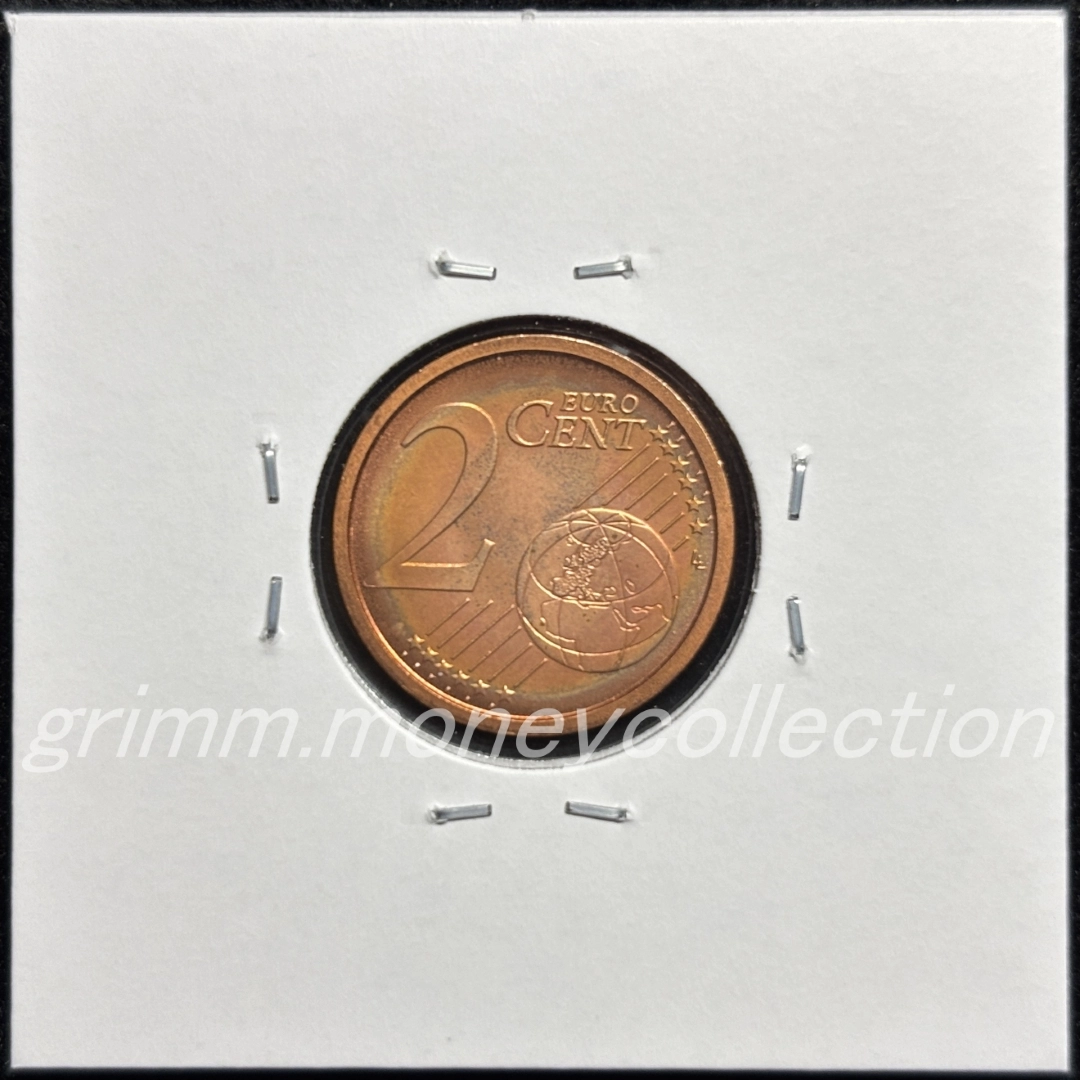 バチカン km376 2006～2013 2セント 裏