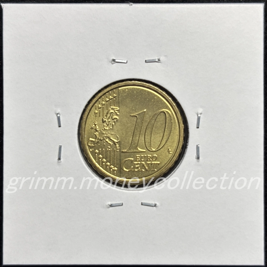 バチカン km458.1 2017～2025 10セント 裏