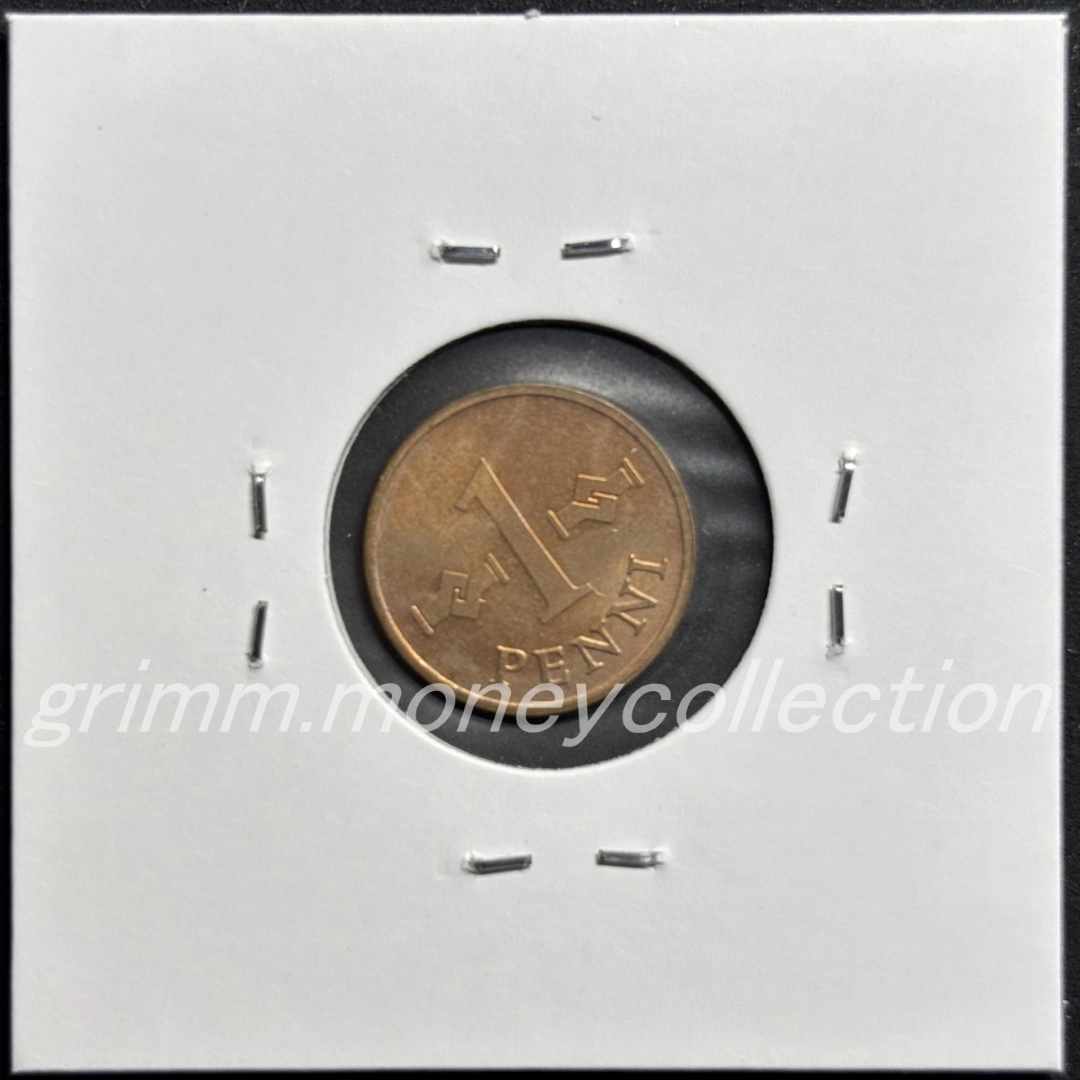 フィンランド 1ペンニ 裏