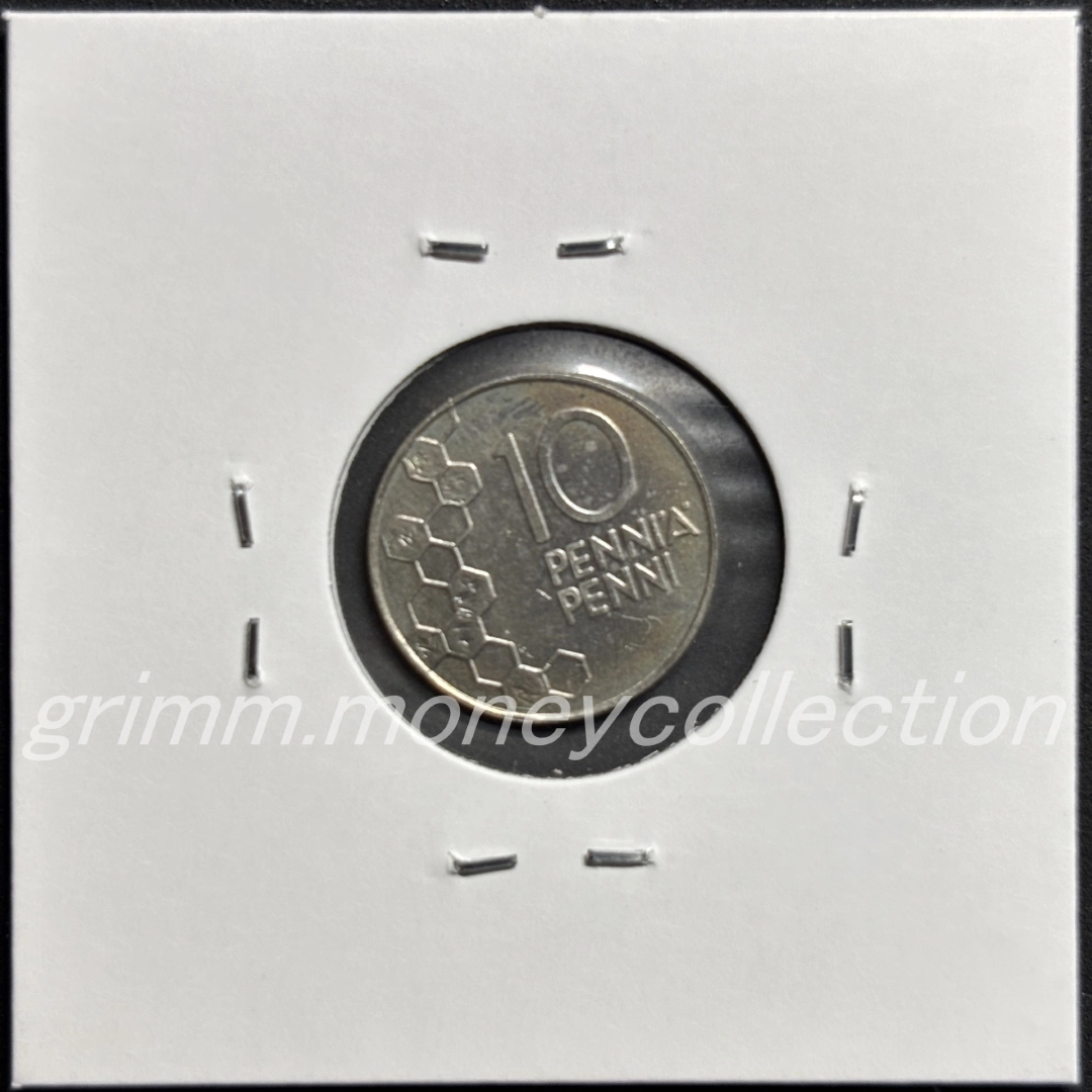 フィンランド 10ペンニ 裏