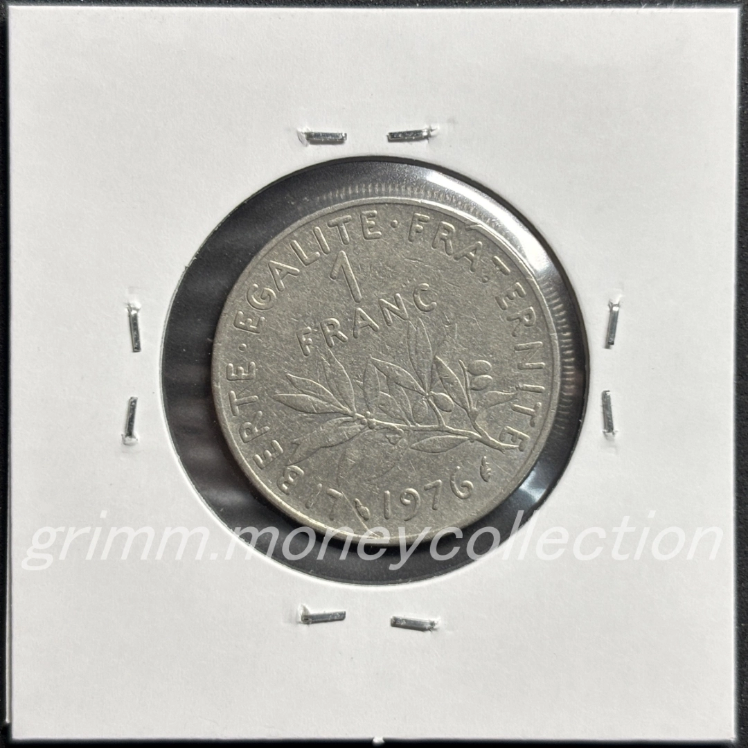 フランス 1フラン 裏