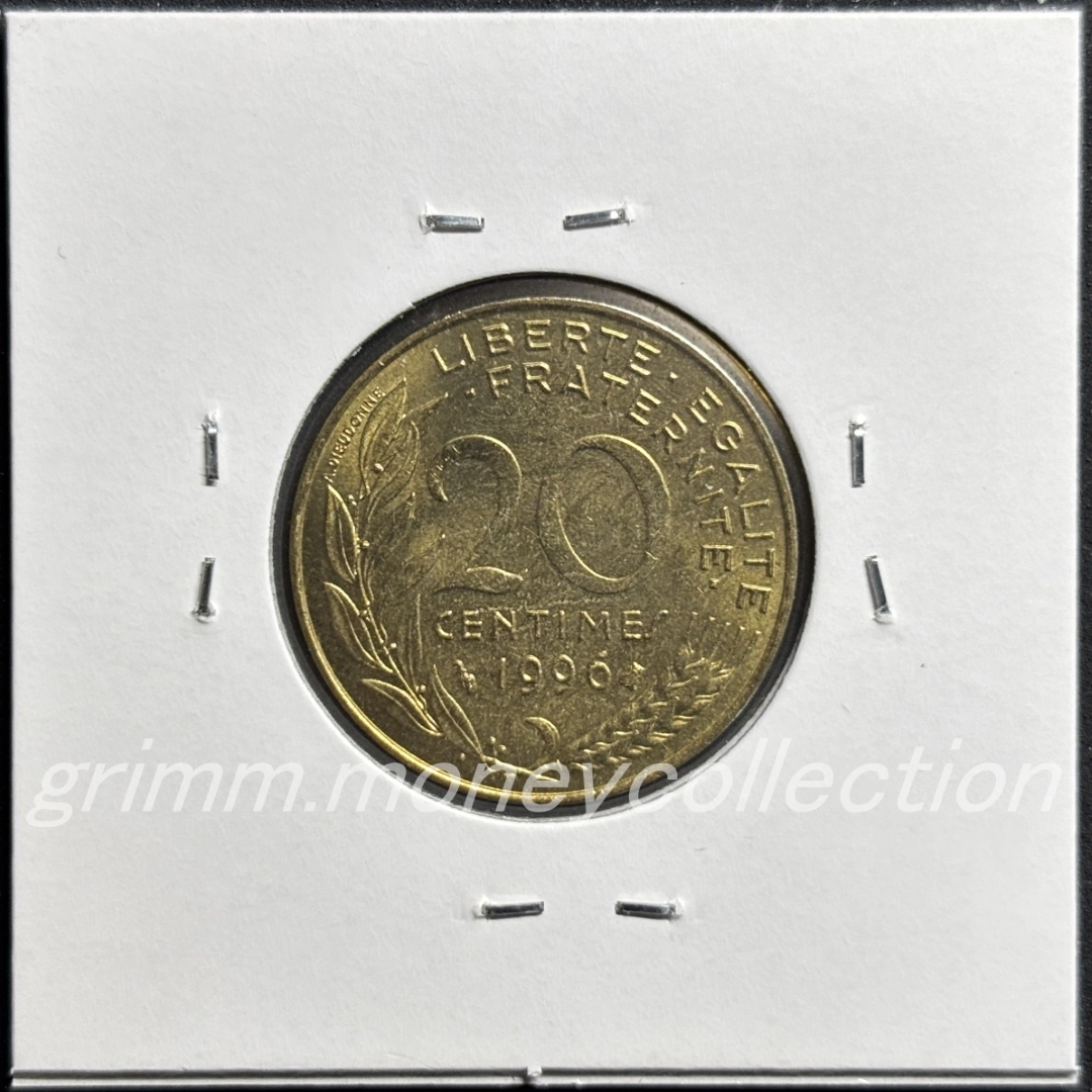 フランス 20サンチーム 裏