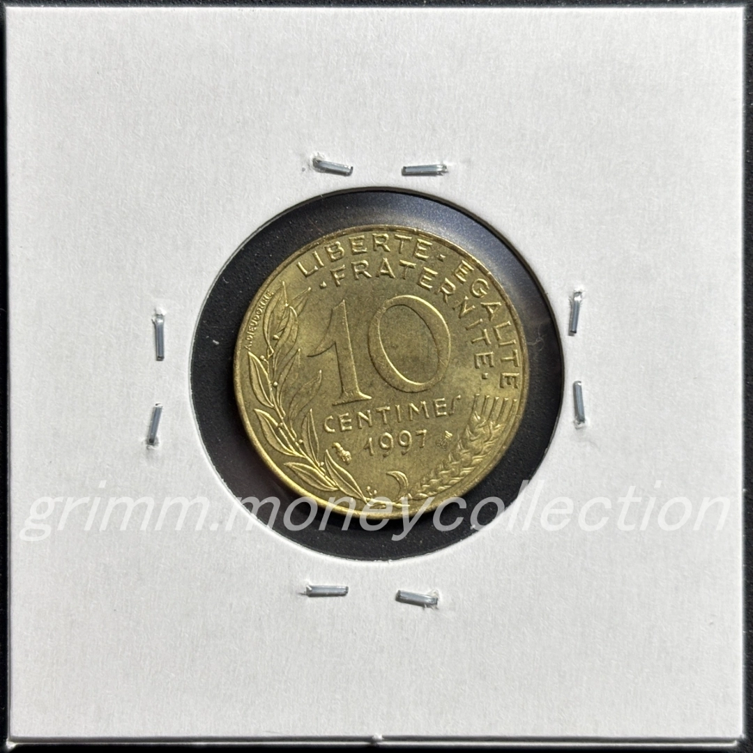フランス 10サンチーム 裏