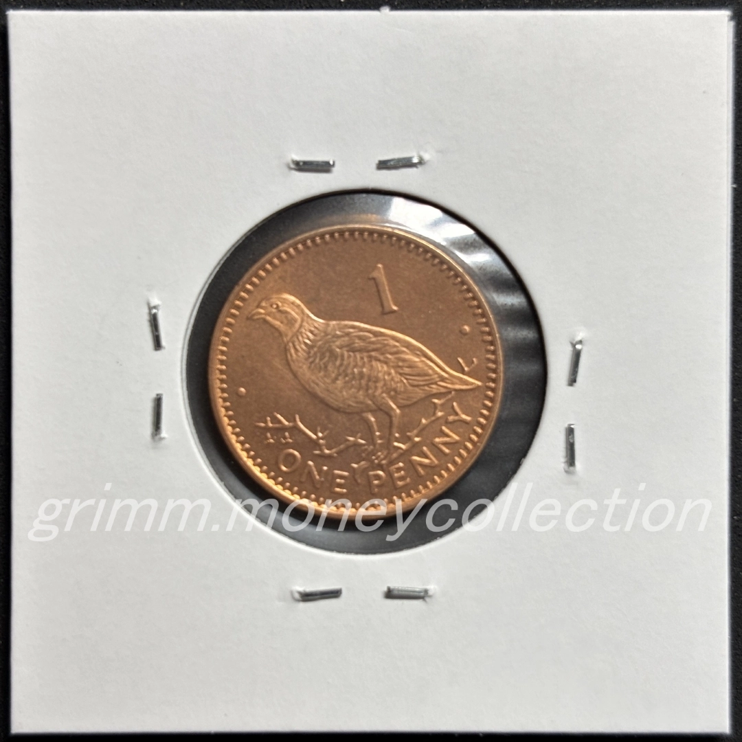 ジブラルタル km20a 1995～1997 1ペニー 裏