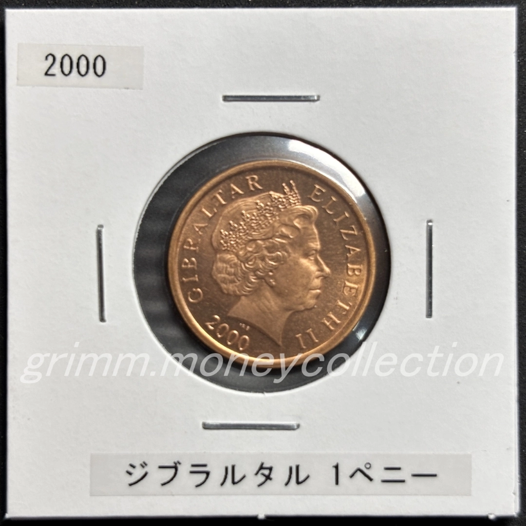 ジブラルタル km773 1998～2003 1ペニー 表