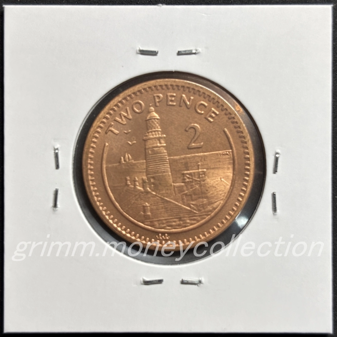 ジブラルタル km774 1998～2003 2ペンス 裏