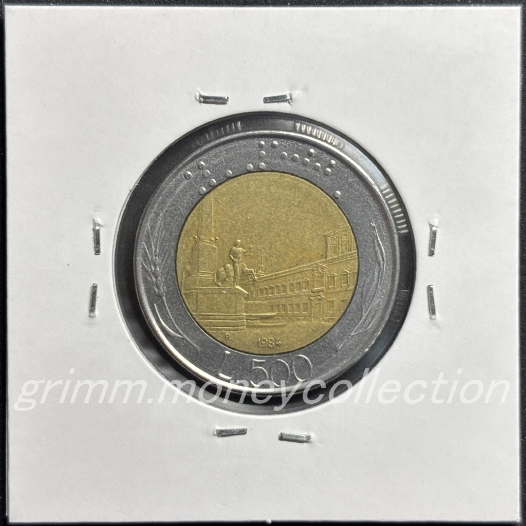 イタリア 500リラ