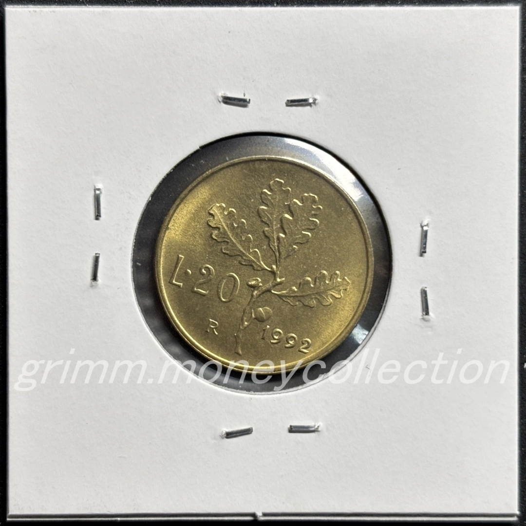 イタリア 20リラ