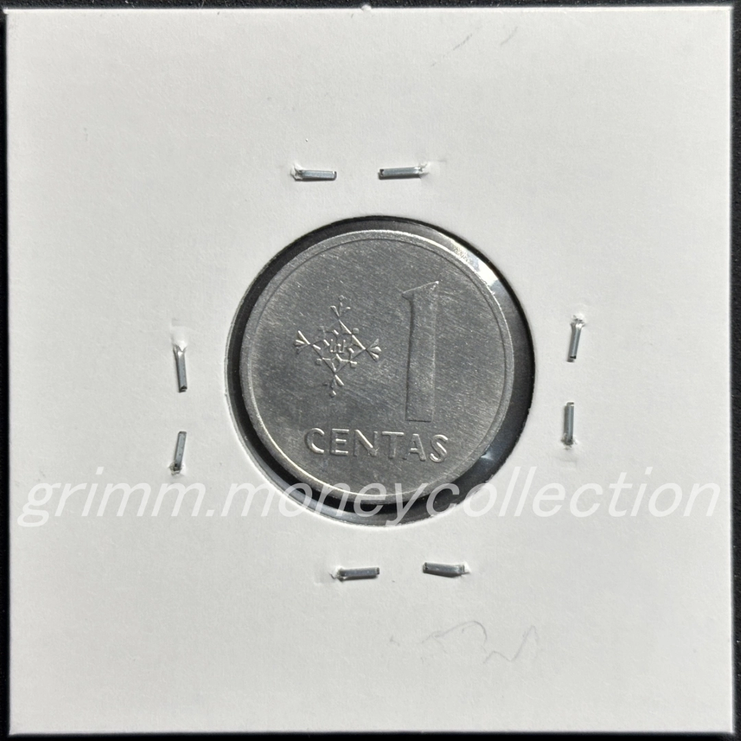 リトアニア 1ツェンタス 裏