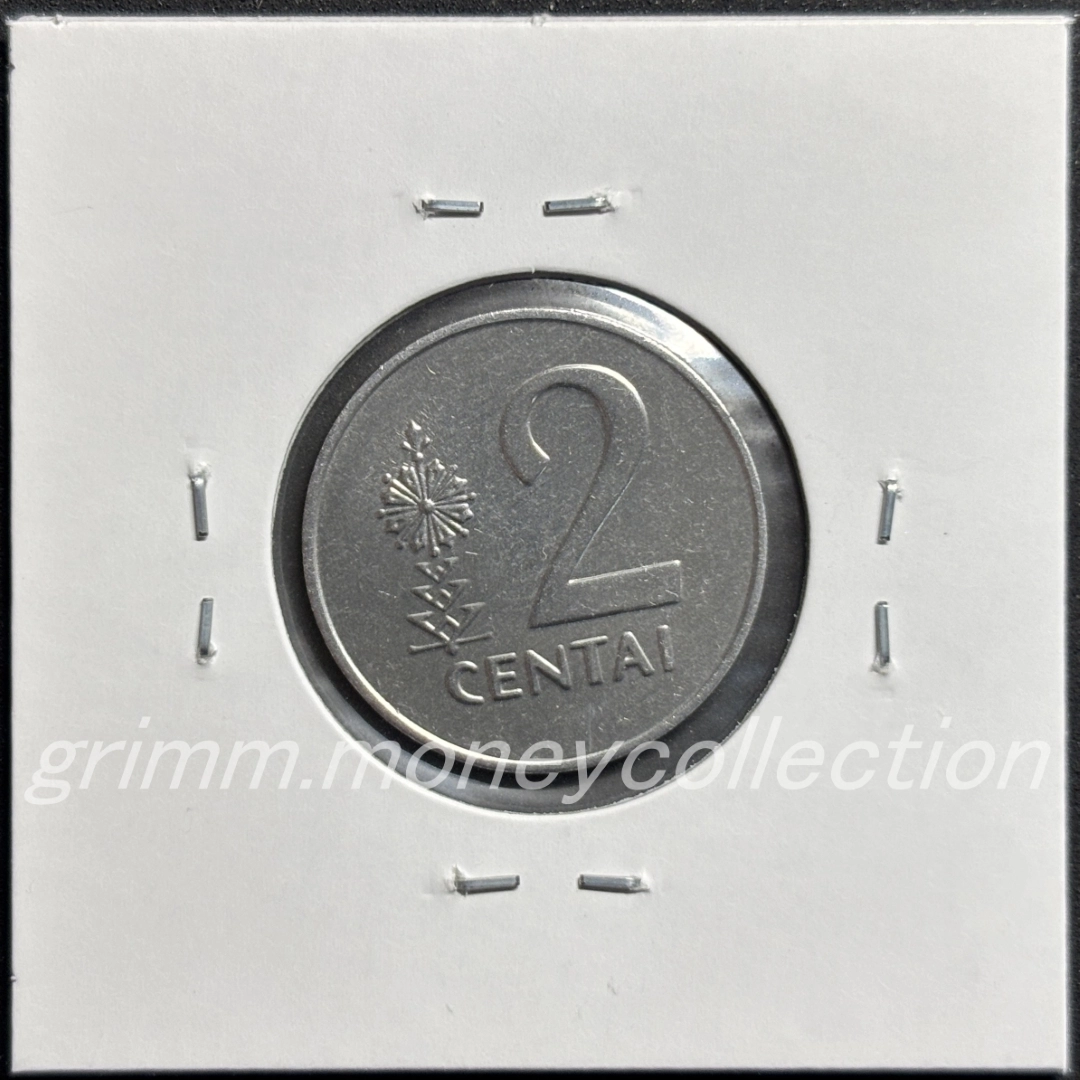 リトアニア 2ツェンタス 裏