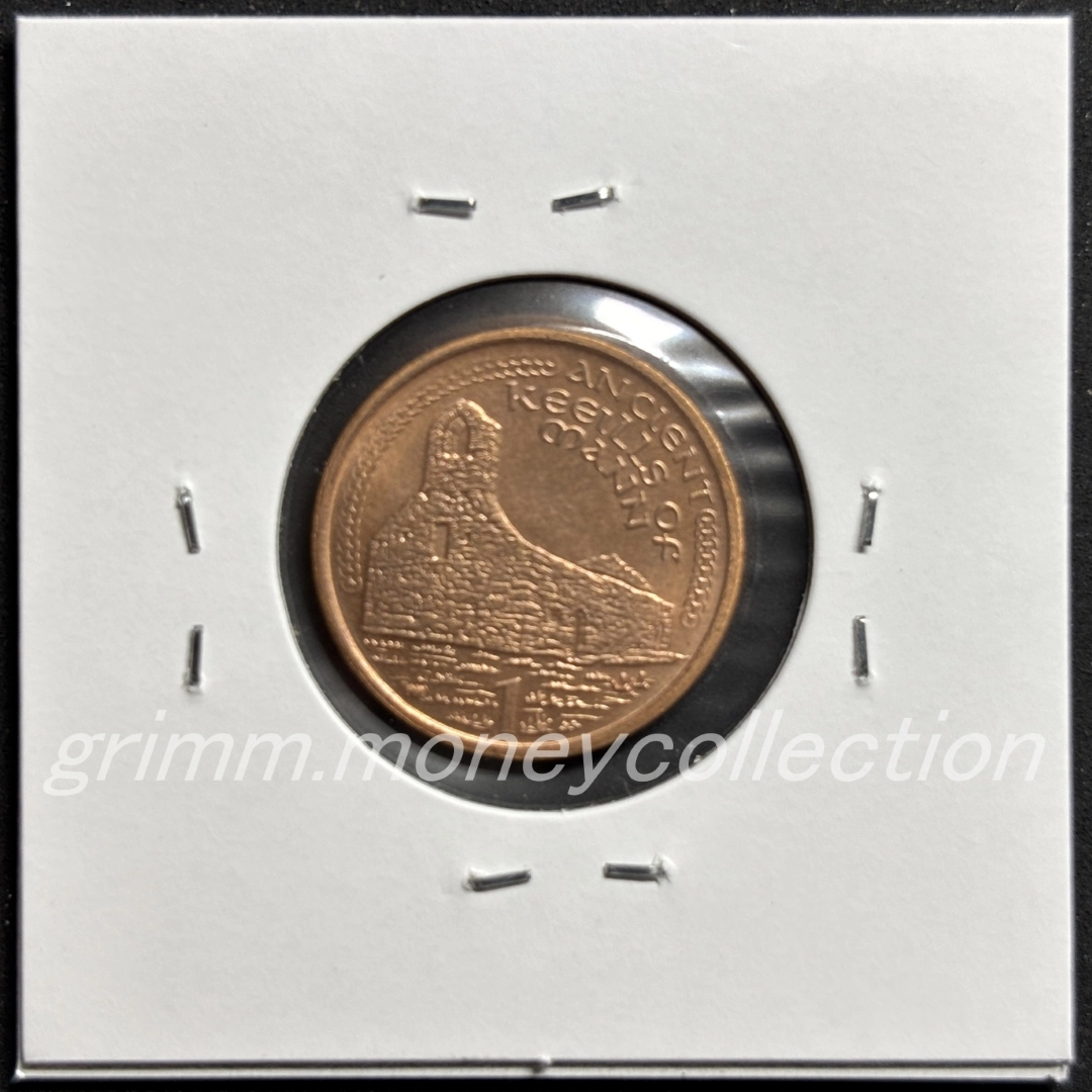 マン島 km1036 2000～2003 1ペニー 裏