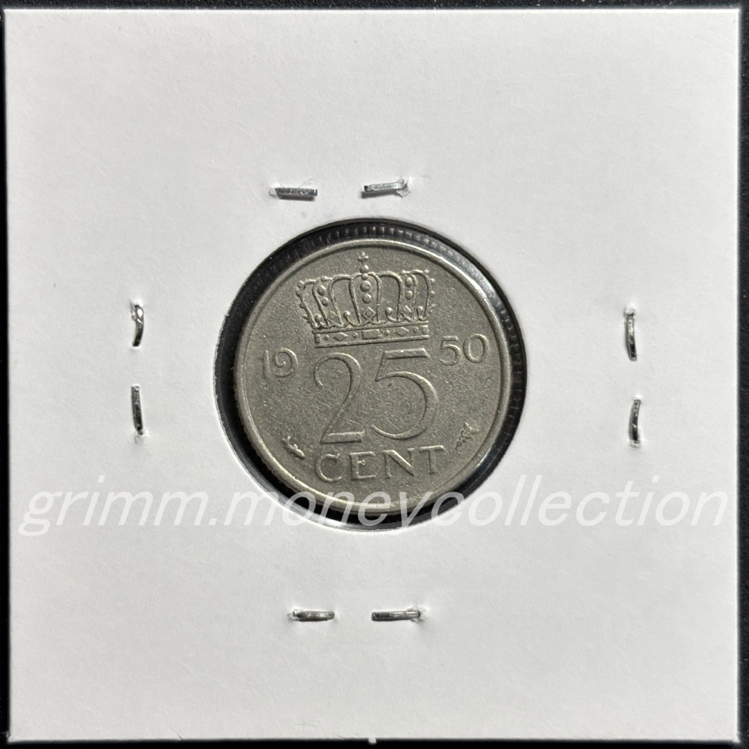 オランダ 25セント 裏