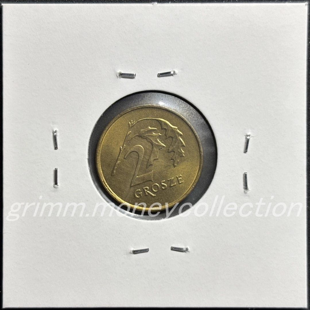 ポーランド 2グロシュ 裏