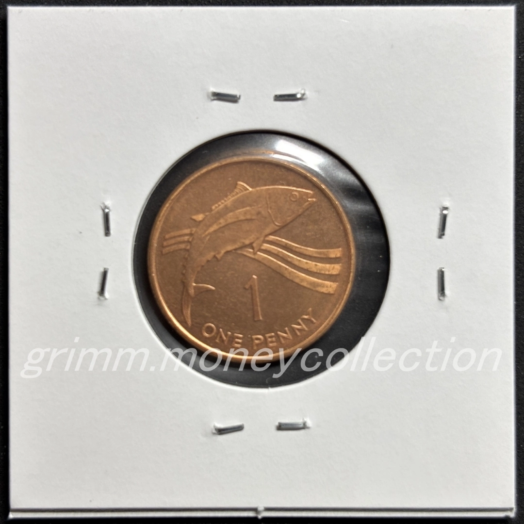 セントヘレナ km13a 1997～2006 1ペニー 裏