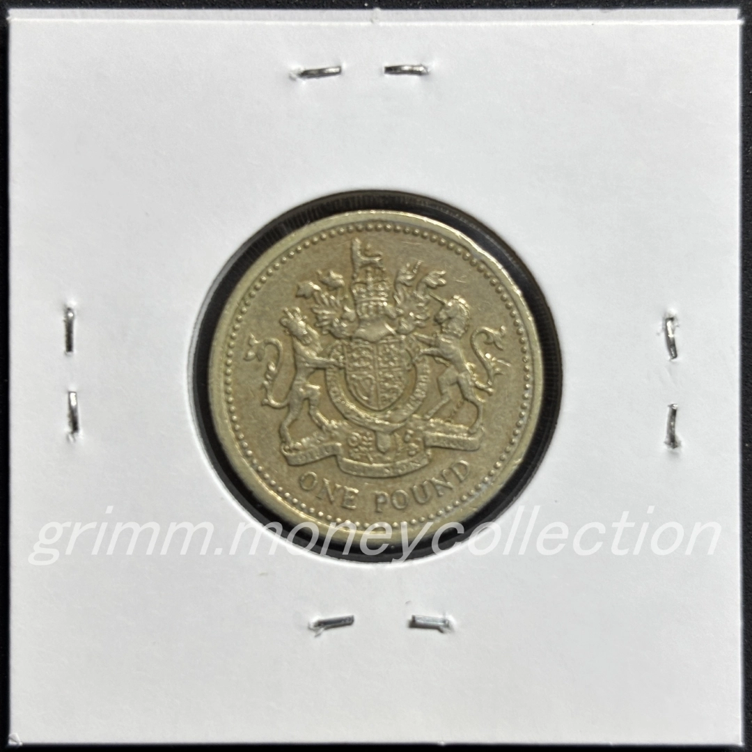 イギリス km933 1983 1ポンド 裏