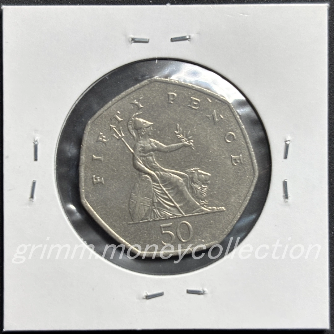 イギリス km940.2 1997 50ペンス 裏