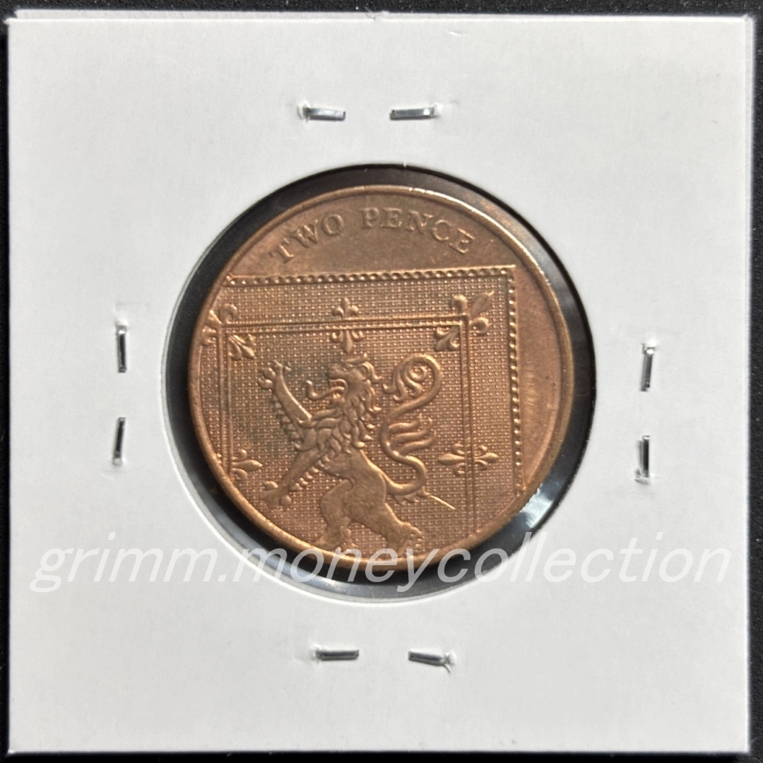 イギリス km1108 2008～2015 2ペンス 裏